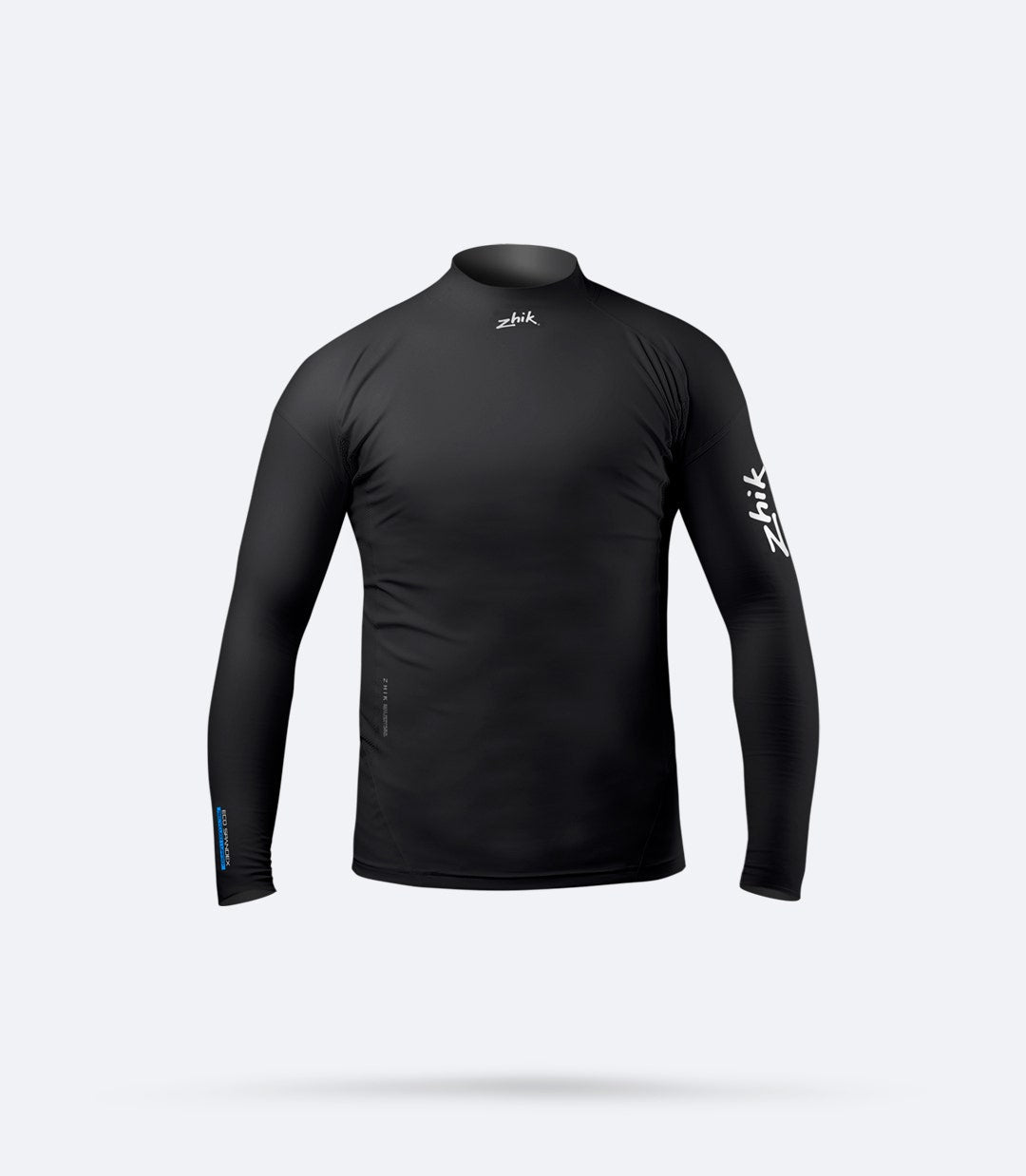 Junior Black Eco Spandex Long Sleeve Top