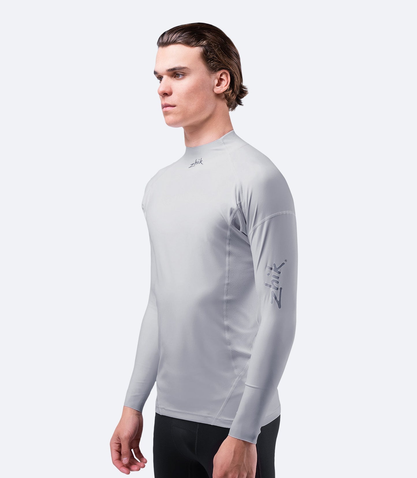 Mens Platinum Eco Spandex Long Sleeve Top