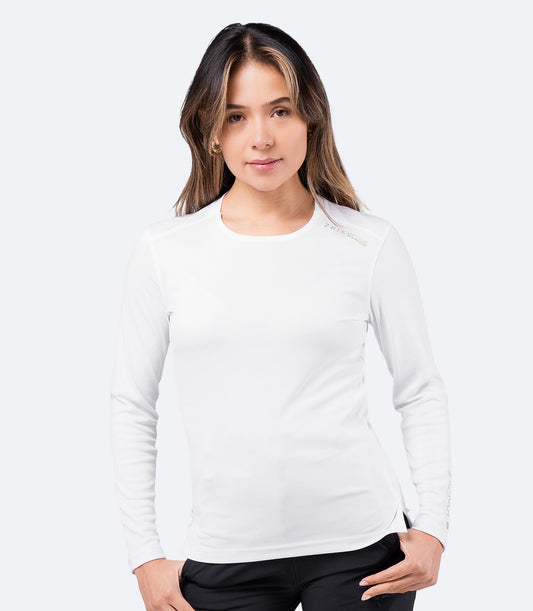 Womens UVActive Long Sleeve Top - White