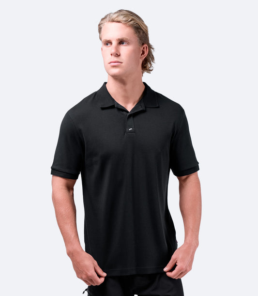 Mens Pima Cotton Polo - Black