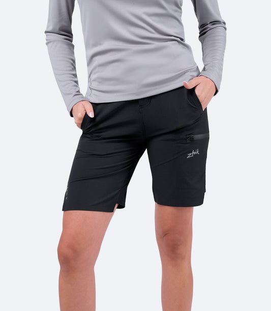 Womens Black Deck Shorts